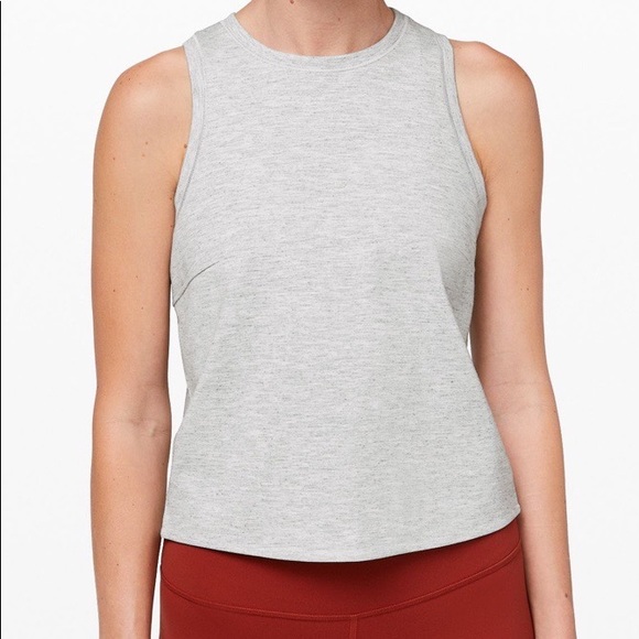 Grey Lululemon Minimal Tank - Picture 3 of 4